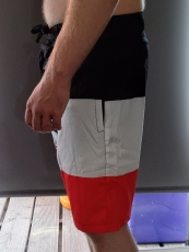Schwarz Weiss Rot Eisernes Kreuz Badehose Kurze Hose