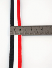 Schwarz weiss rot 10 Meter Gurt