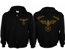 Deutschland Reichsadler Kranz Kapuzenjacke