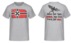 Alles hat ein Haken nur das Kreuz hat 4 T-Shirt