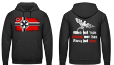 Alles hat nen Haken nur das Kreuz hat vier Kapuzenpullover