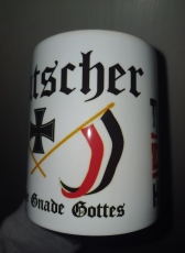 Deutscher durch die Gnade Gottes schwarz weiss rot 4 Tassen