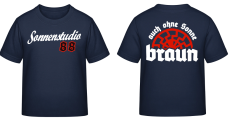 Sonnenstudio 88 Auch ohne Sonne braun Kinder T-Shirt