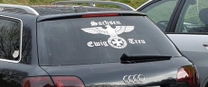 Sachsen ewig treu Heckscheibentattoo/Wandtattoo