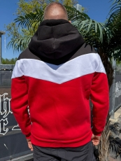 Schwarz Weiss Rot Schwarze Sonne Kapuzenpullover