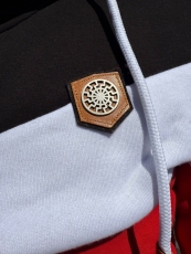 Schwarz Weiss Rot Schwarze Sonne Kapuzenpullover