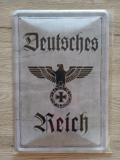 Deutsches Reich Reichsadler Blechschild