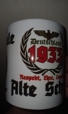 Alte Schule 1933 Reichsadler 4 Tassen