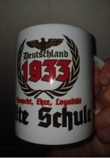 Alte Schule 1933 Reichsadler 4 Tassen