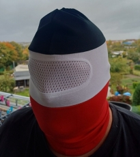 Schwarz Weiss Rot Sturmmaske Sturmhaube