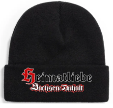 Heimatliebe Sachsen Anhalt Wintermütze