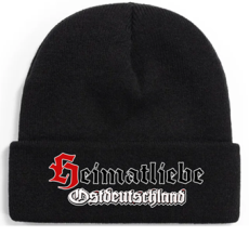 Heimatliebe Ostdeutschland Wintermütze