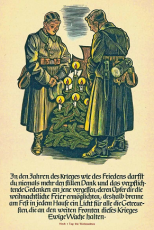 Kriegs Weihnachten Blechschild