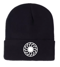 Schwarze Sonne Wintermütze