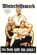 Winterhilfswerk ein Volk hilft sich selbst 60 Aufkleber