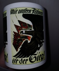 Mit unseren Fahnen ist der Sieg Tasse