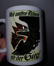 Mit unseren Fahnen ist der Sieg 4 Tassen