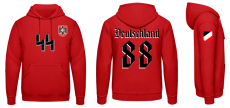44 88 Deutschland Kapuzenpullover