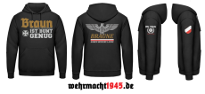 Braun ist bunt genug Kapuzenpullover