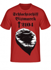 Schlachtschiff Bismarck 2104 Gedenken T-Shirt