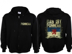 Das ist Pommern meine Fahne Kapuzenjacke