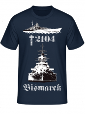 Schlachtschiff Bismarck 2104 Gedenken T-Shirt