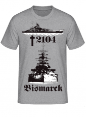 Schlachtschiff Bismarck 2104 Gedenken T-Shirt