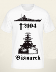 Schlachtschiff Bismarck 2104 Gedenken T-Shirt
