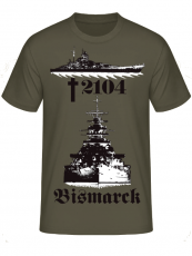 Schlachtschiff Bismarck 2104 Gedenken T-Shirt