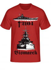 Schlachtschiff Bismarck 2104 Gedenken T-Shirt