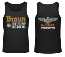 Braun ist bunt genug Muskelshirt