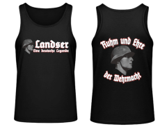 Landser eine deutsche Legende Ruhm und Ehre der Wehrmacht Muskelshirt