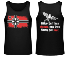 Alles hat ein Haken nur das Kreuz hat 4 Muskelshirt