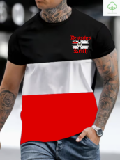 Schwarz Weiss Rot Deutsches Reich T-Shirt