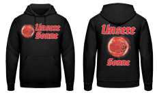 Unsere Sonne schwarze Sonne Kapuzenpullover