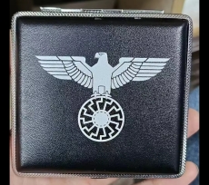 Reichsadler schwarze Sonne Zigarettenetui