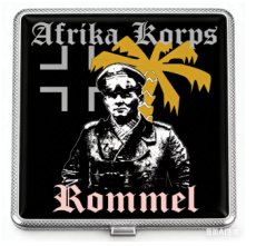 Afrika Korps Erwin Rommel Zigarettenetui