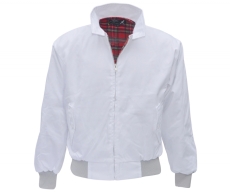 Harrington Jacke weiss