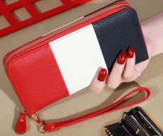 Schwarz Weiss Rot Geldbörse