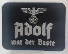 Adolf war der Beste Aufnäher Poloshirt