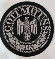 Gott mit uns Aufnäher Poloshirt