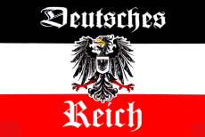 Schwarz Weiss Rot Deutsches Reich Fußmatte/Badmatte