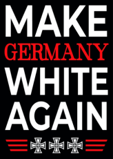 Make Germany White Again 80 Aufkleber