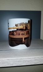 Rommels Tiger Panzer des Afrika Korps - 4 Tassen