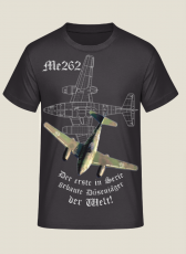 Me 262 Der erste in Serie gebaute Düsenjäger der Welt T-Shirt