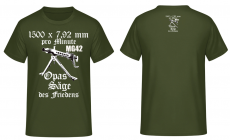 MG 42 Opas Säge des Friedens T-Shirt