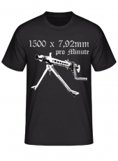 MG 42 1500 x 7,92mm pro Minute T-Shirt