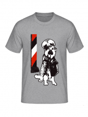 Deutscher Schäferhund schwarz weiss rot T-Shirt
