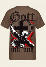 Gott mit uns Wehrmacht Soldat Balkenkreuz T-Shirt