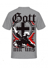 Gott mit uns Wehrmacht Soldat Balkenkreuz T-Shirt